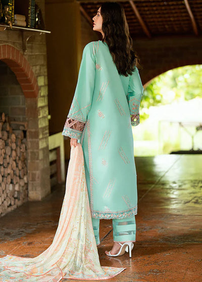 Roheenaz Embroidered Lawn Suits Unstitched 3 Piece D-06 A Ravena