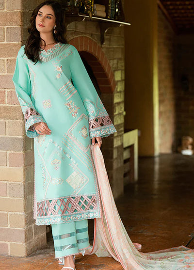 Roheenaz Embroidered Lawn Suits Unstitched 3 Piece D-06 A Ravena