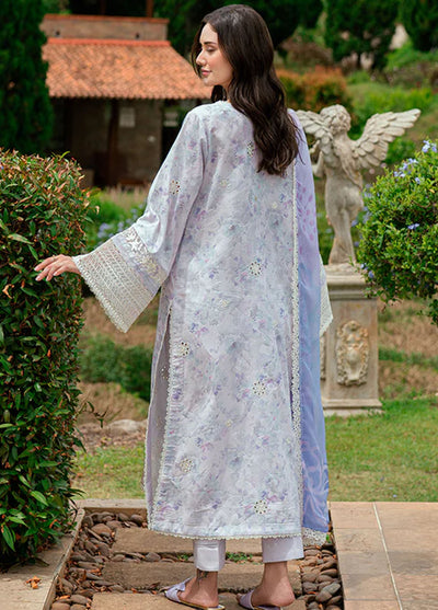 Roheenaz Embroidered Lawn Suits Unstitched 3 Piece D-08 B Florin