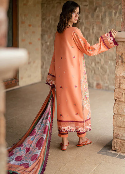 Roheenaz Embroidered Lawn Suits Unstitched 3 Piece D-02 B Orelia