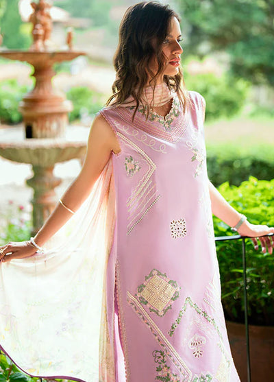 Roheenaz Embroidered Lawn Suits Unstitched 3 Piece D-06 B Mirielle