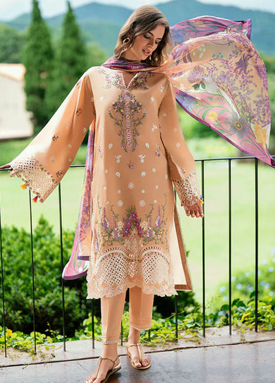 Roheenaz Embroidered Lawn Suits Unstitched 3 Piece D-05 A Elaris