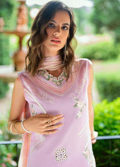 Roheenaz Embroidered Lawn Suits Unstitched 3 Piece D-06 B Mirielle