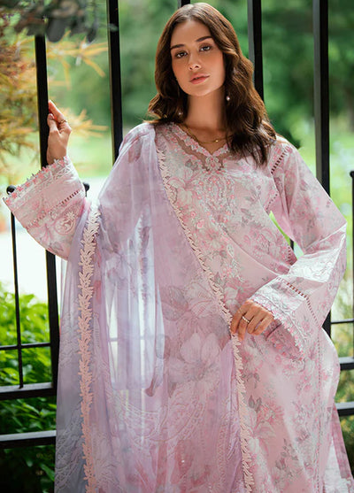 Roheenaz Embroidered Lawn Suits Unstitched 3 Piece D-07 B Lyora
