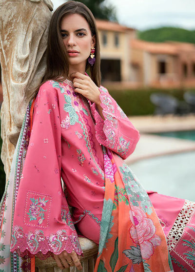 Roheenaz Embroidered Lawn Suits Unstitched 3 Piece D-04 B Miralyn