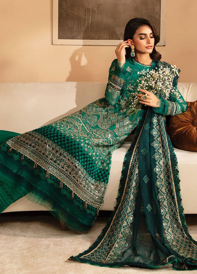 Raahi By Xenia Unsticthed Luxury Collection 2024 D-03 Mirai