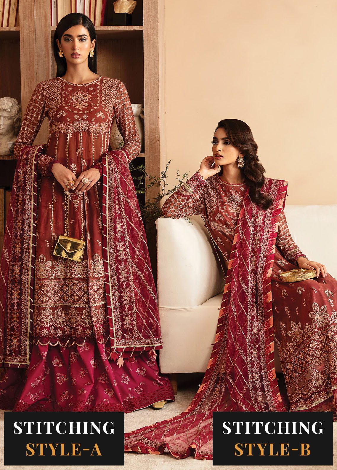 Raahi By Xenia Unsticthed Luxury Collection 2024 D-05 Ishma