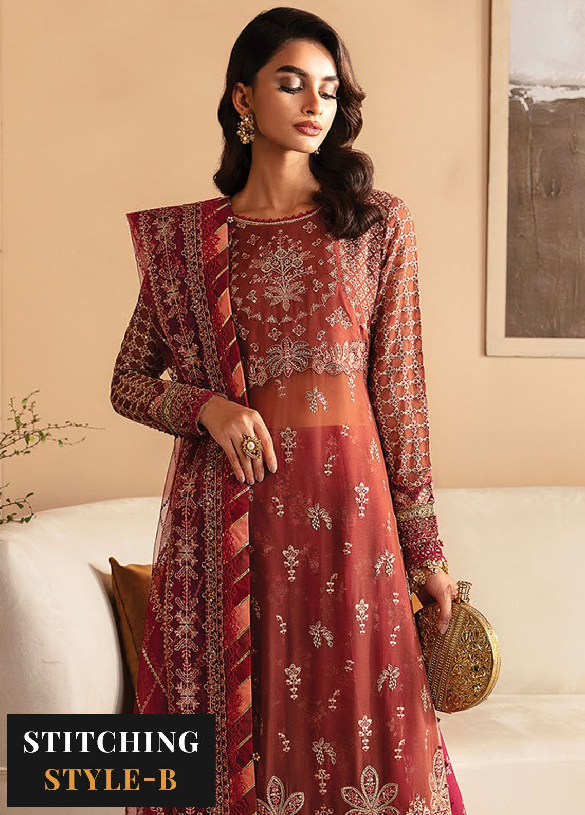 Raahi By Xenia Unsticthed Luxury Collection 2024 D-05 Ishma