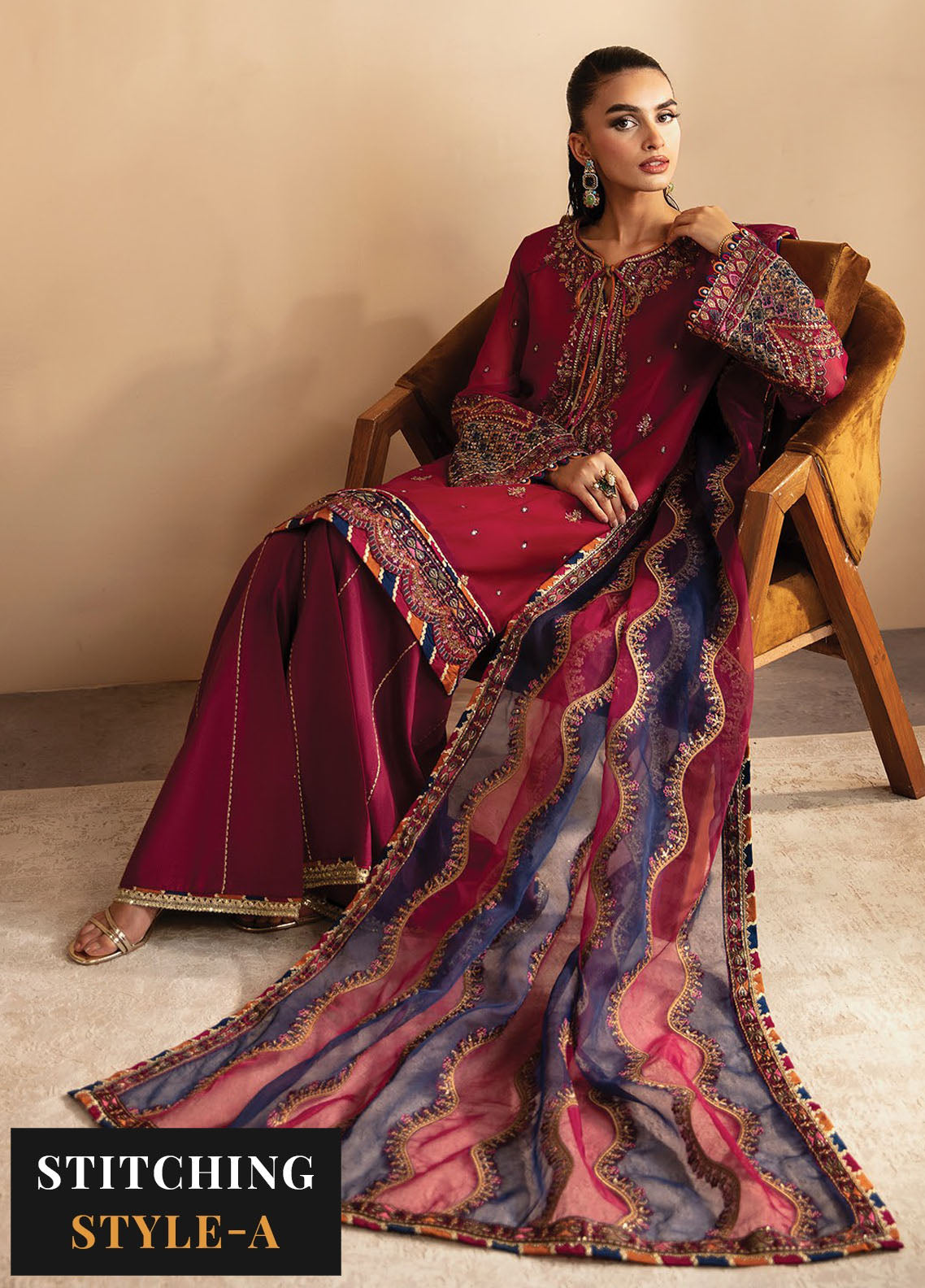 Raahi By Xenia Unsticthed Luxury Collection 2024 D-07 Mehkash