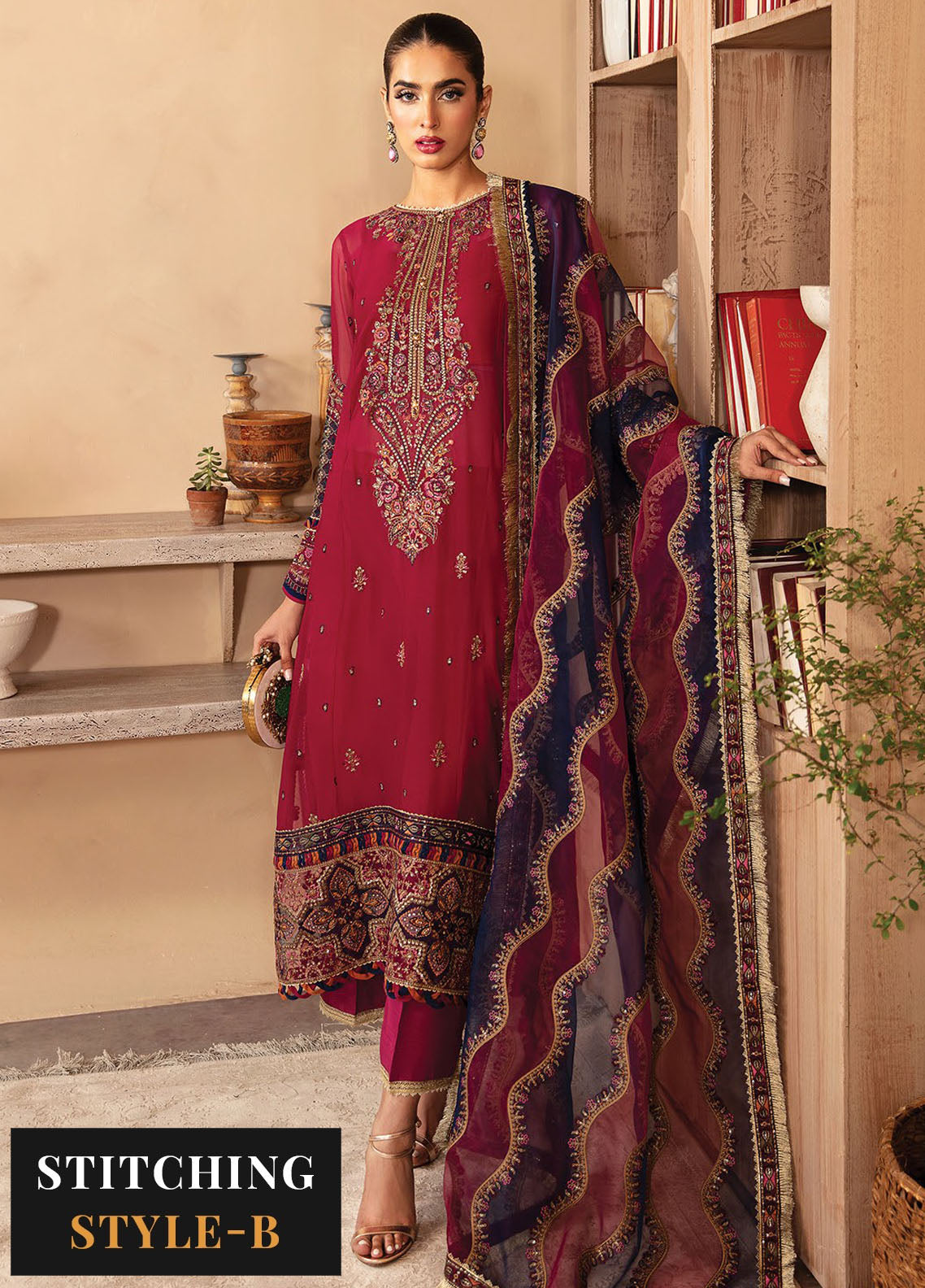 Raahi By Xenia Unsticthed Luxury Collection 2024 D-07 Mehkash