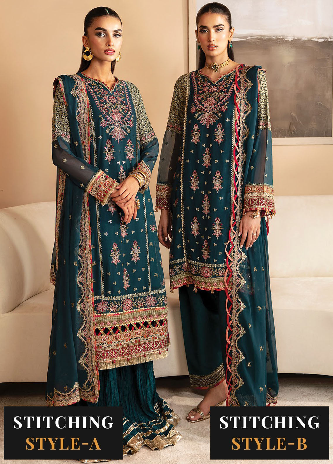 Raahi By Xenia Unsticthed Luxury Collection 2024 D-08 Nehmat