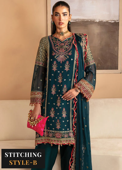 Raahi By Xenia Unsticthed Luxury Collection 2024 D-08 Nehmat