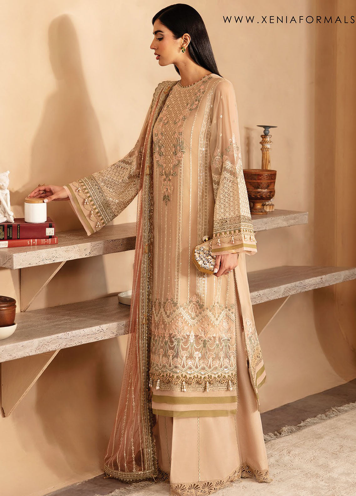 Raahi By Xenia Unsticthed Luxury Collection 2024 D-10 Toyam