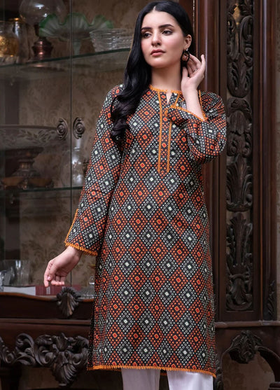 Rabia's Textiles Pret Printed Lawn Kurti RT1P11 Green Grass