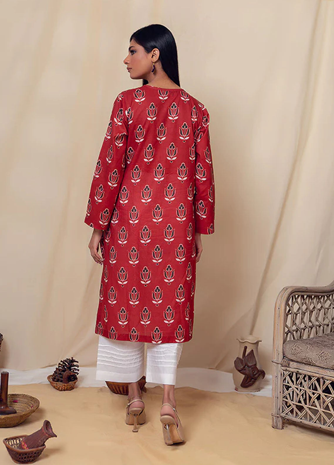 Rabia's Textiles Pret Printed Lawn Kurti RTSSIP-01