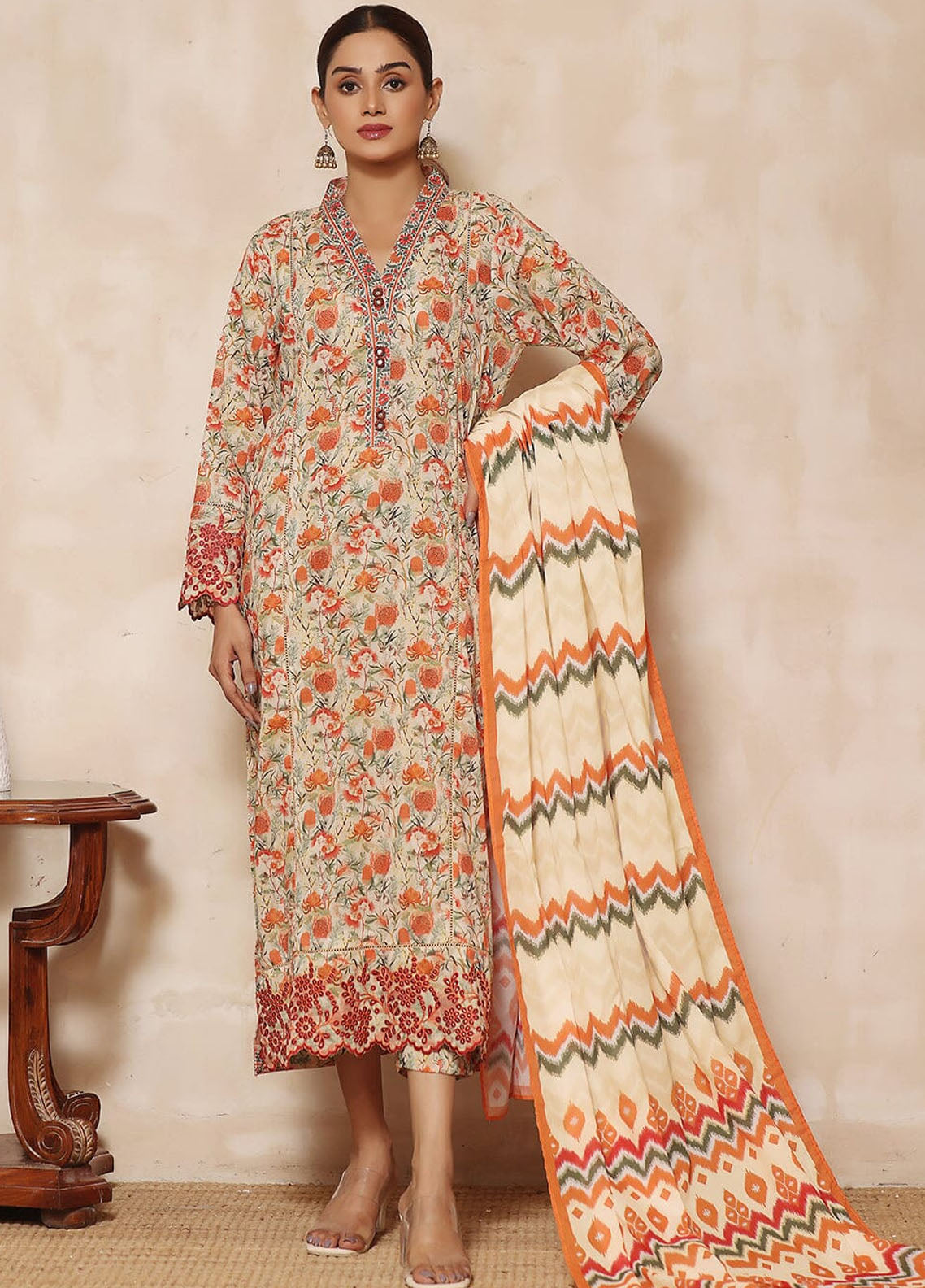 Rang-e-Hayah By Khas Unstitched Lawn Collection 2023 KL-1927