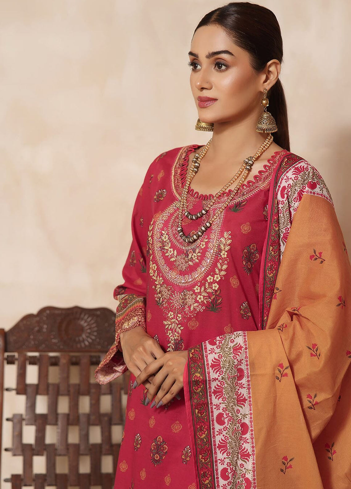 Rang-e-Hayah By Khas Unstitched Lawn Collection 2023 KL-1930