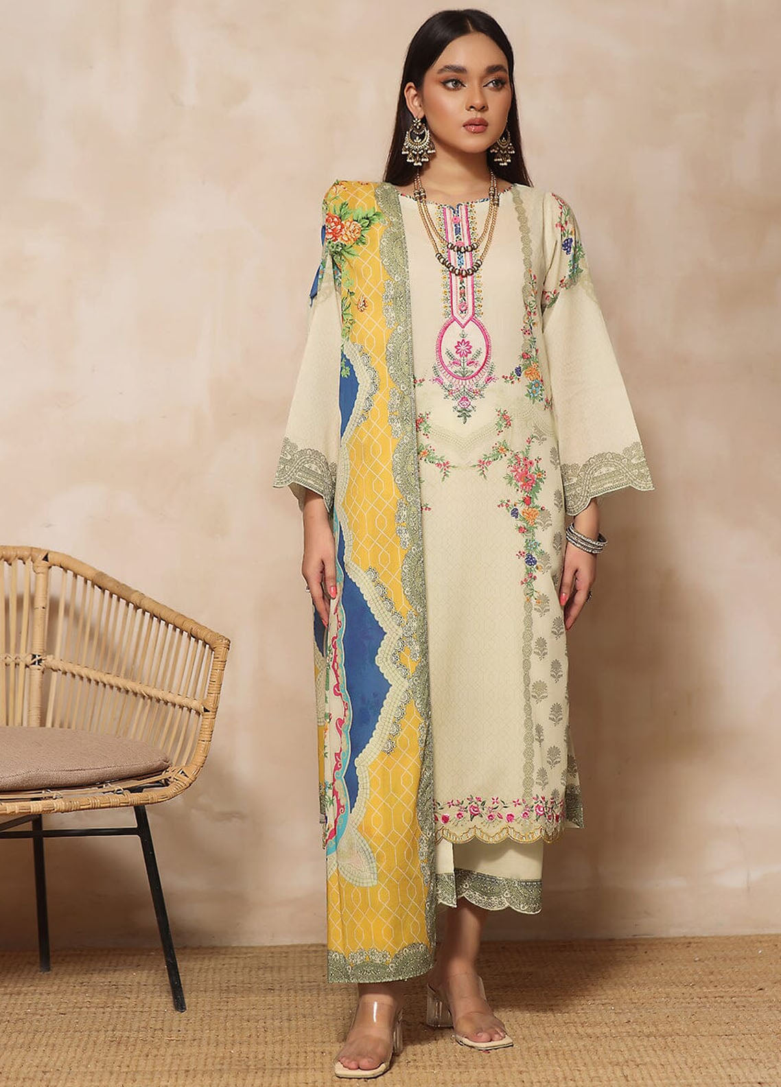 Rang-e-Hayah By Khas Unstitched Lawn Collection 2023 KL-1932