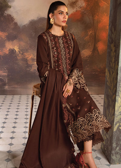 Rang Rasiya Unstitched Premium Winter Edit 2024 D-07 Hot Chocolate