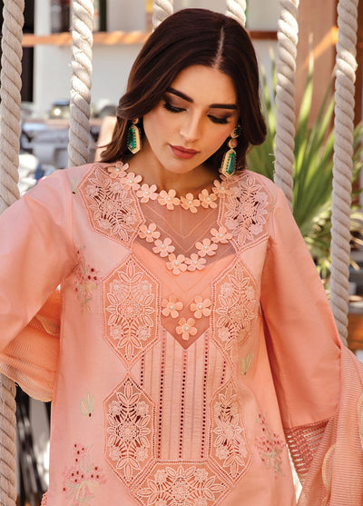 Rang Rasiya Embroidered Lawn Suits Unstitched 3 Piece RR25PS D-08 Bareeha