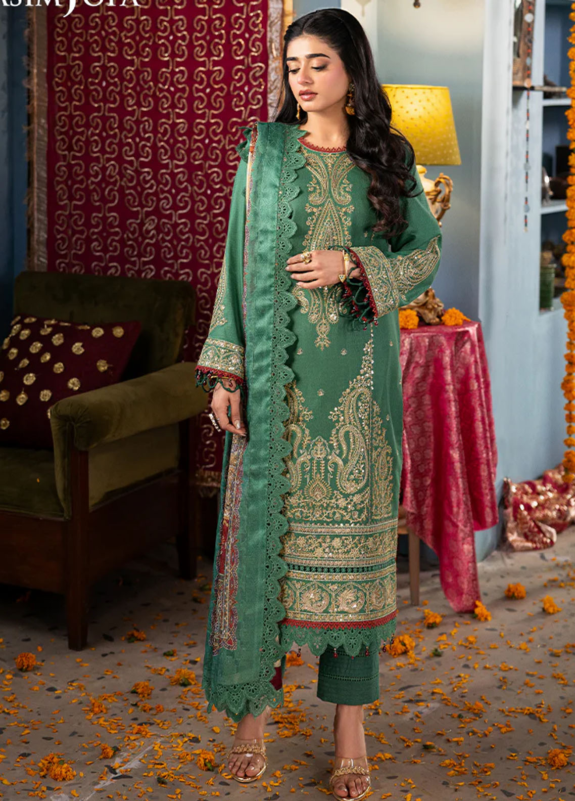 Rania By Asim Jofa Unstitched Festive Collection 2024 AJRA-25