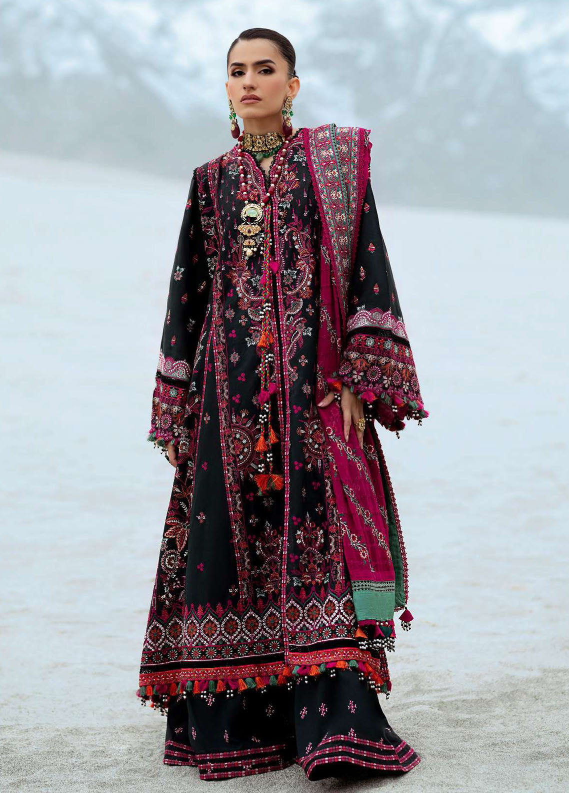 Raqs by Aik Atelier Embroidered Lawn Suits Unstitched 3 Piece AIK25RQ D-04
