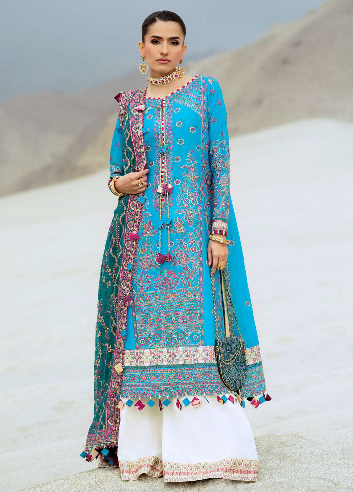 Raqs by Aik Atelier Embroidered Lawn Suits Unstitched 3 Piece AIK25RQ D-05