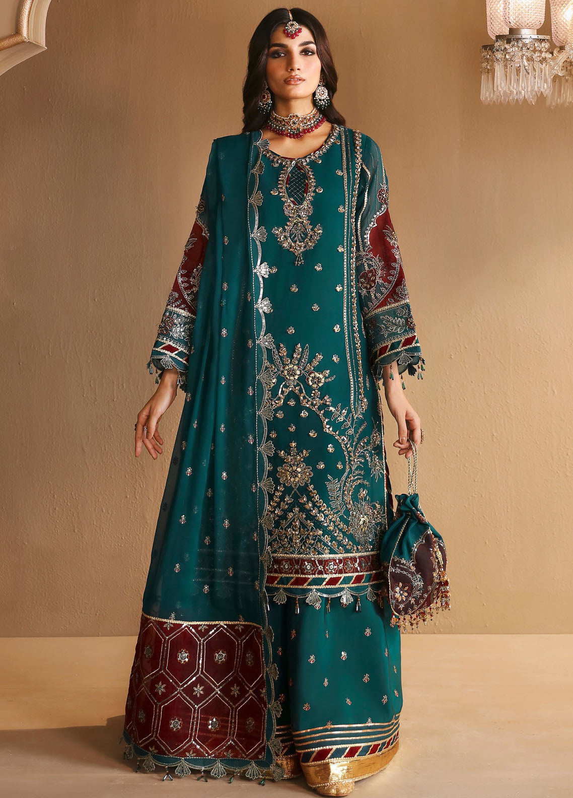 Reena by Alizeh Fashion Handcrafted Wedding Edit 2024 Vol-3 D-04 Khiva