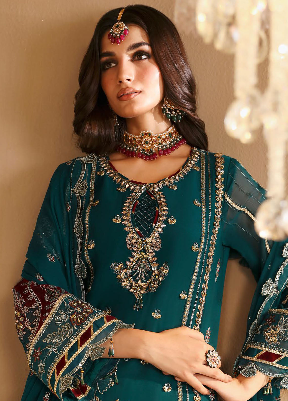 Reena by Alizeh Fashion Handcrafted Wedding Edit 2024 Vol-3 D-04 Khiva