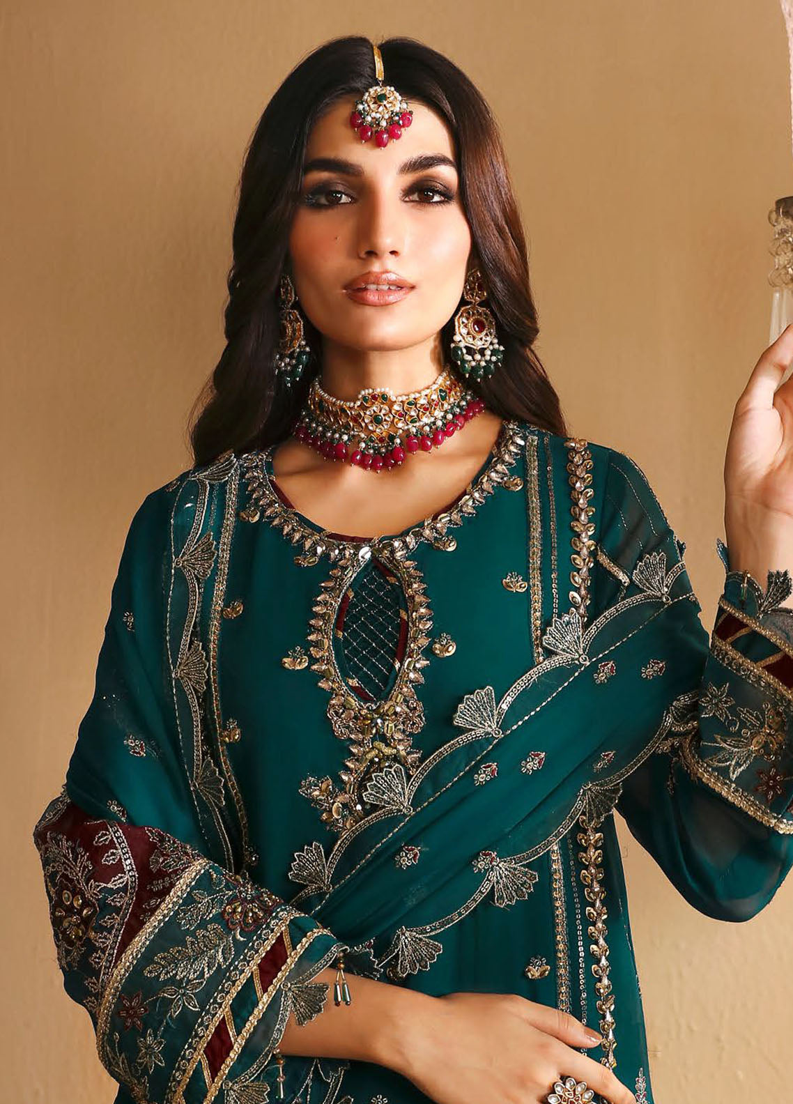 Reena by Alizeh Fashion Handcrafted Wedding Edit 2024 Vol-3 D-04 Khiva