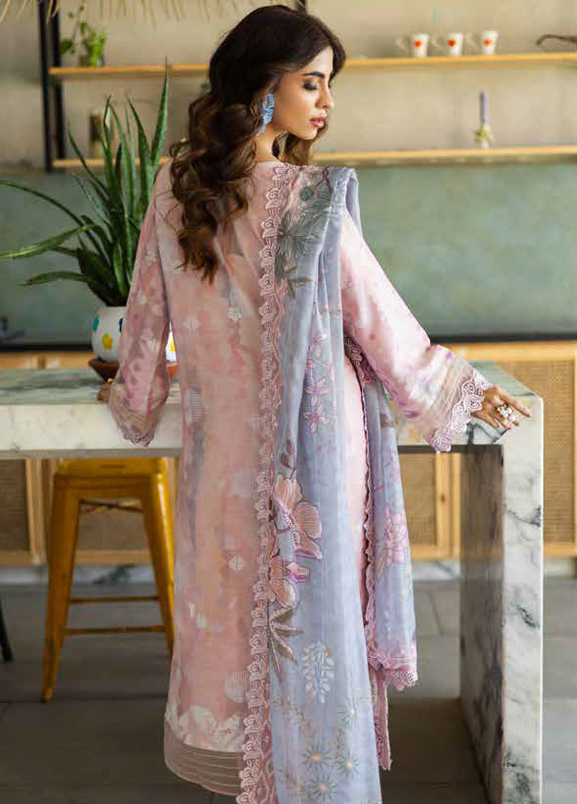 Aafreen by Riaz Arts Unstitched Lawn Doria Collection 2025 AF-159