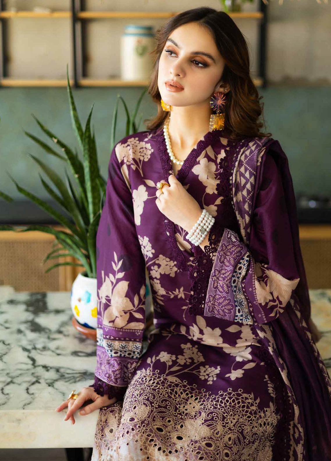 Aafreen by Riaz Arts Unstitched Lawn Doria Collection 2025 AF-160