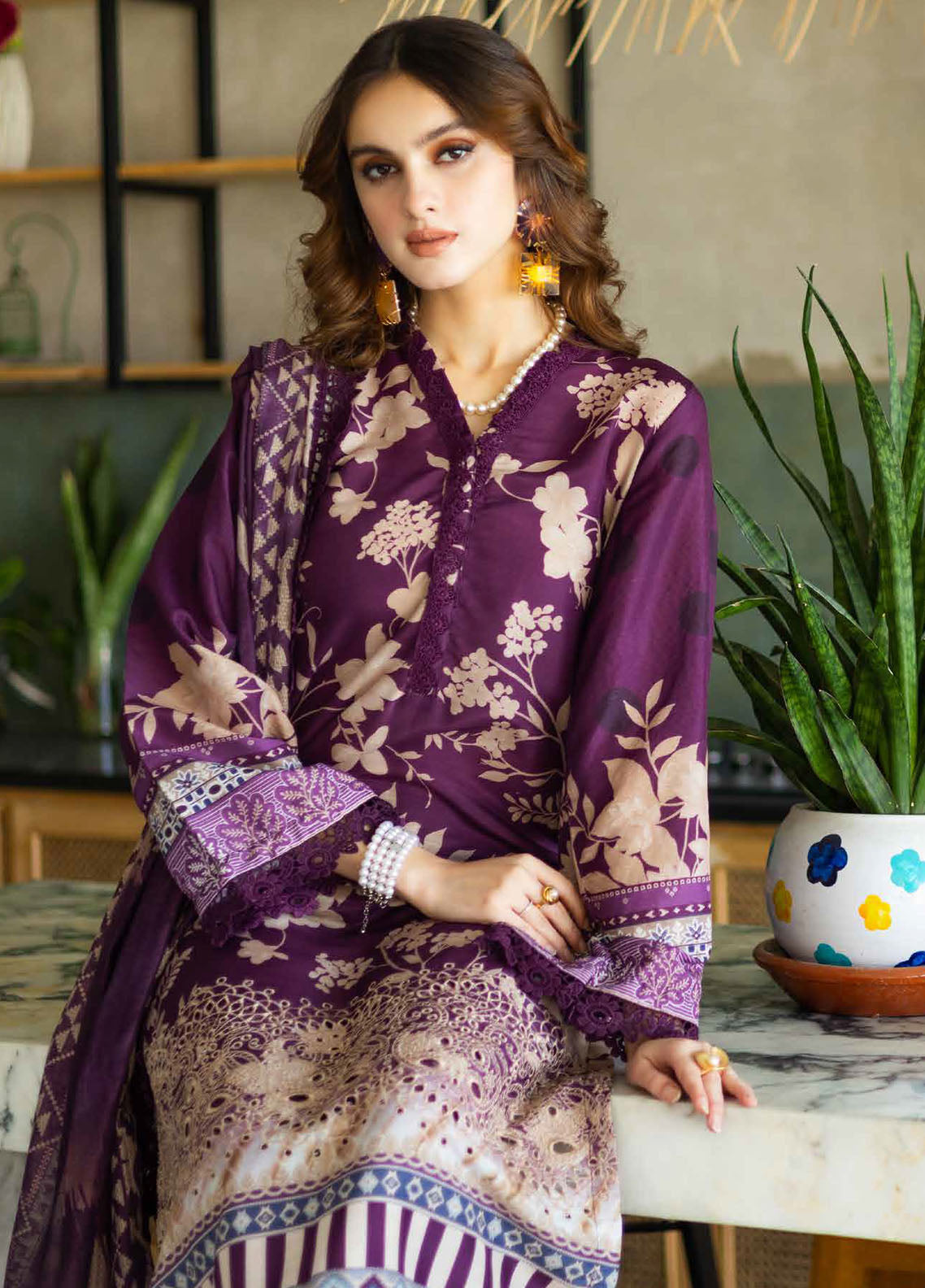 Aafreen by Riaz Arts Unstitched Lawn Doria Collection 2025 AF-160