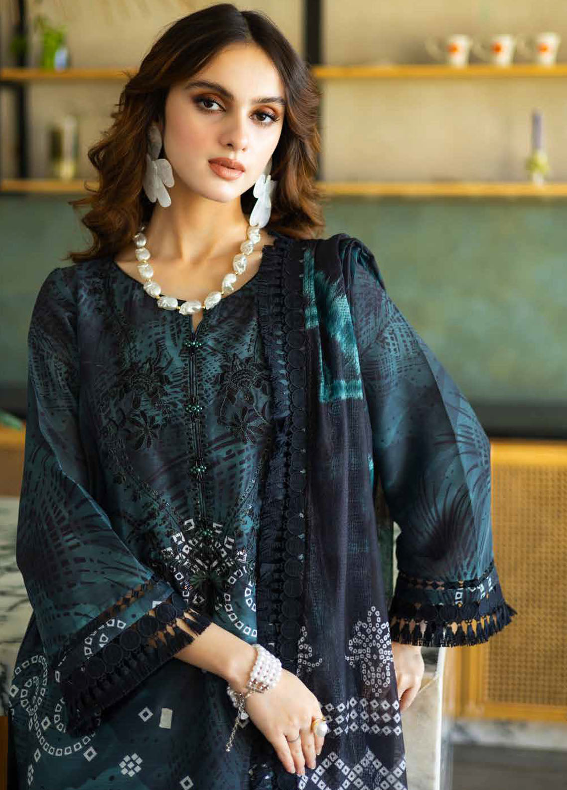 Aafreen by Riaz Arts Unstitched Lawn Doria Collection 2025 AF-161