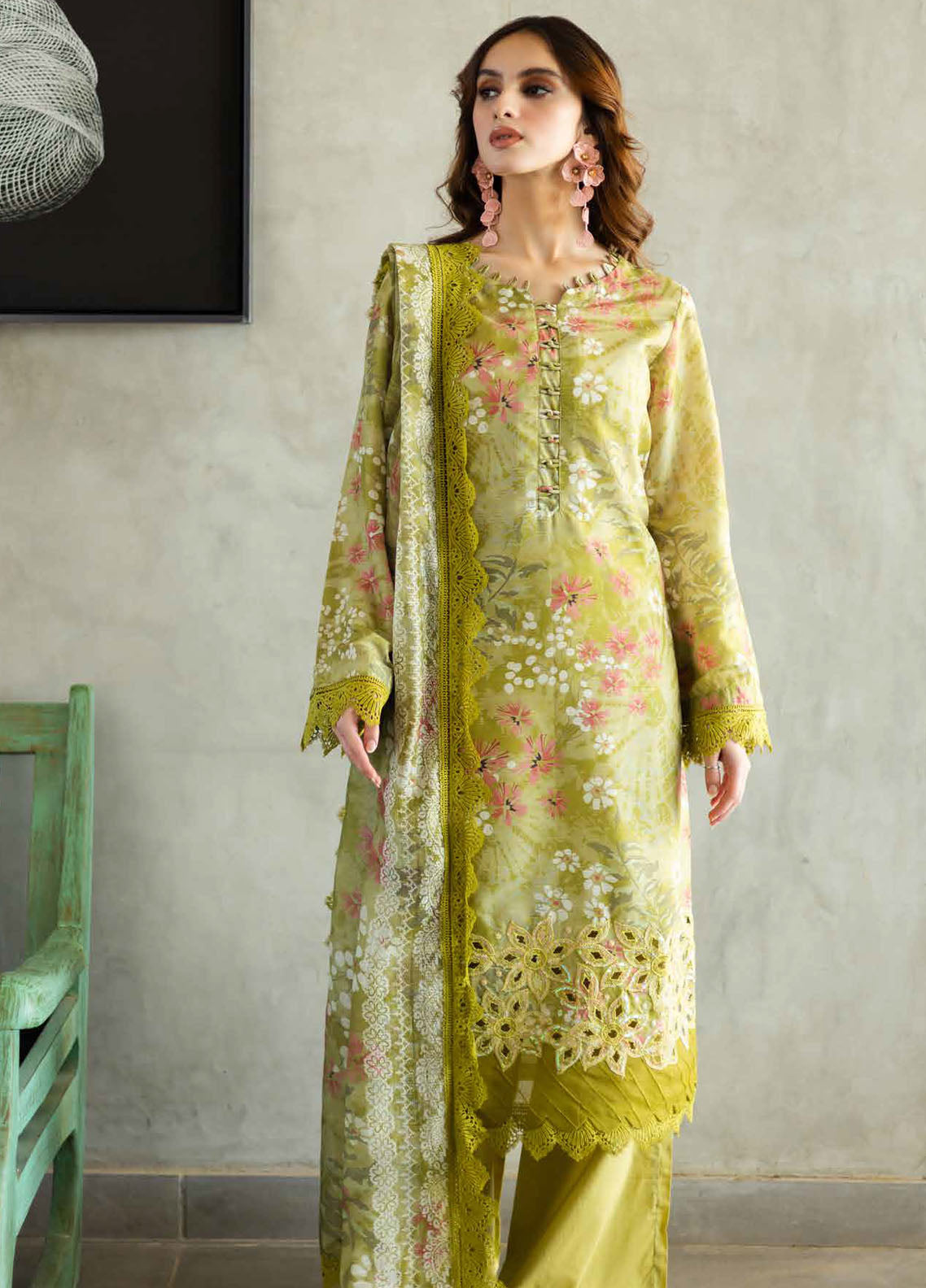 Aafreen by Riaz Arts Unstitched Lawn Doria Collection 2025 AF-162