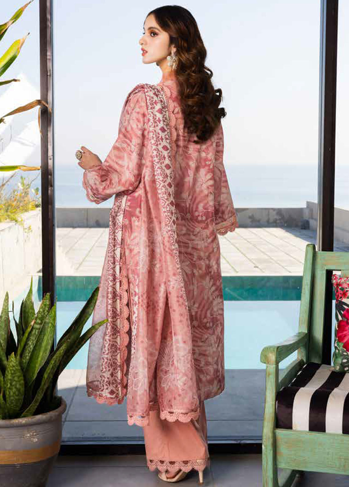 Aafreen by Riaz Arts Unstitched Lawn Doria Collection 2025 AF-164