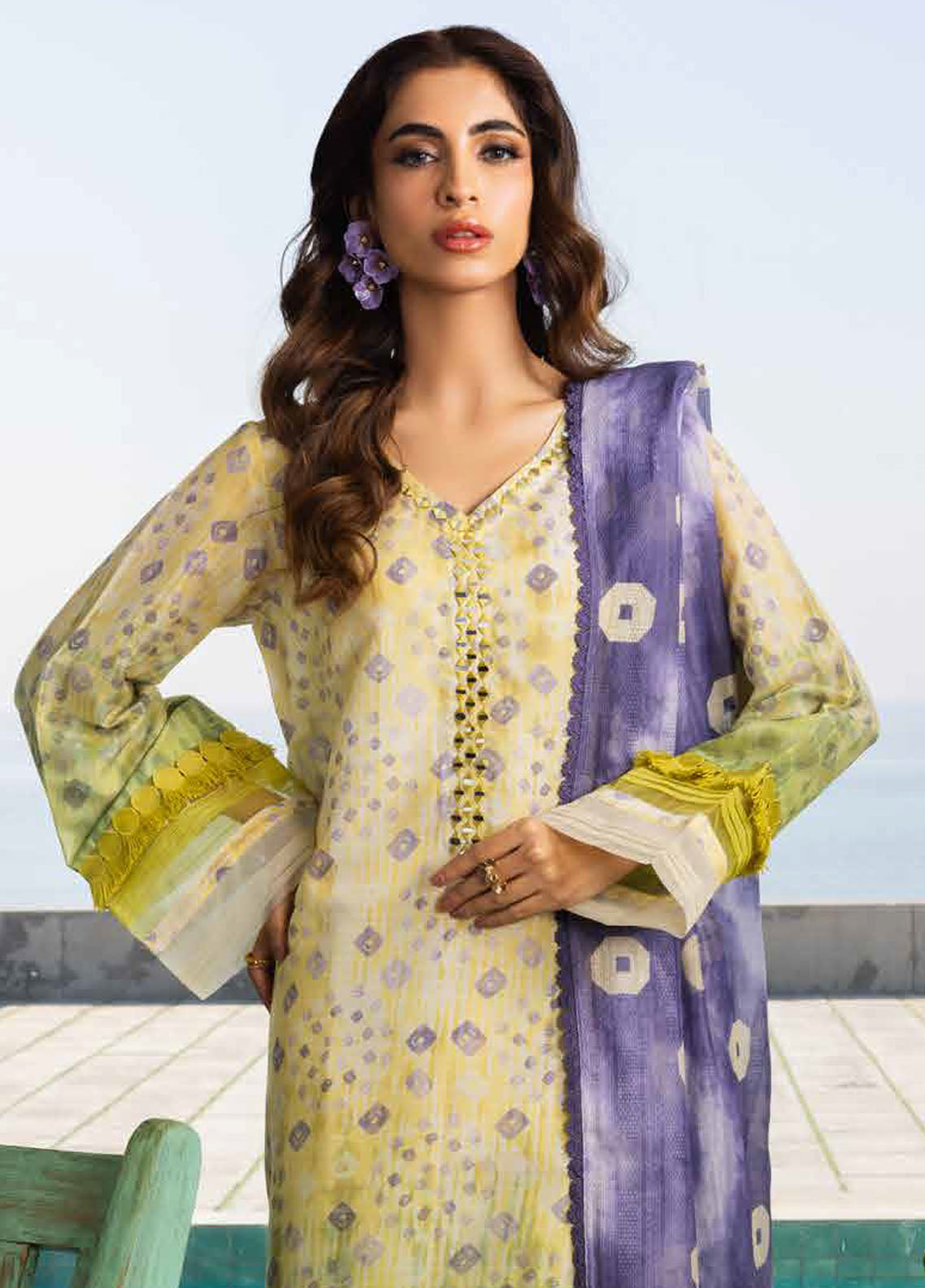 Aafreen by Riaz Arts Unstitched Lawn Doria Collection 2025 AF-165