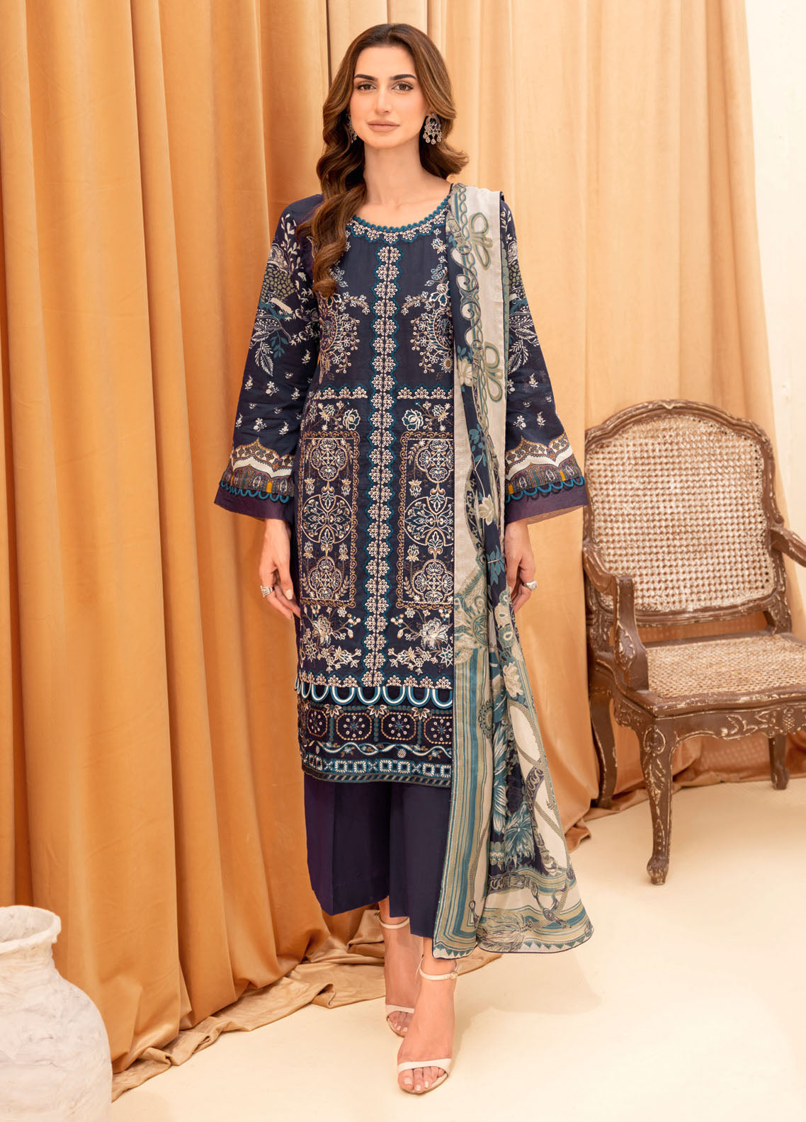 Riwayat By Ramsha Luxury Lawn Collection 2023 Vol-7 Y-701