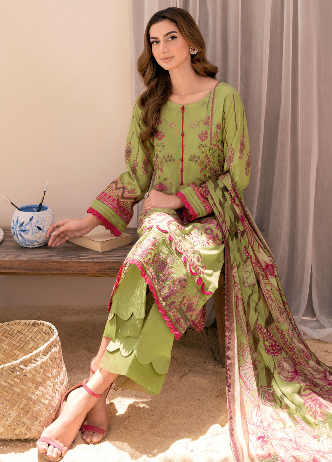 Riwayat By Ramsha Luxury Lawn Collection 2023 Vol-7 Y-712