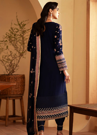 Romansiyyah By Emaan Adeel Embroidered Chiffon Suit Unstitched 3 Piece EA24R Nageena - Formal Collection