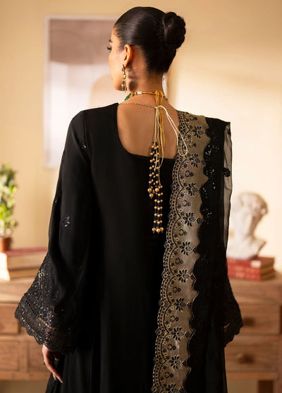 Romansiyyah By Emaan Adeel Embroidered Chiffon Suit Unstitched 3 Piece EA24R Rehani - Formal Collection