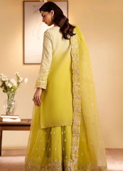 Romansiyyah By Emaan Adeel Embroidered Organza Suit Unstitched 3 Piece EA24R Sabian - Formal Collection