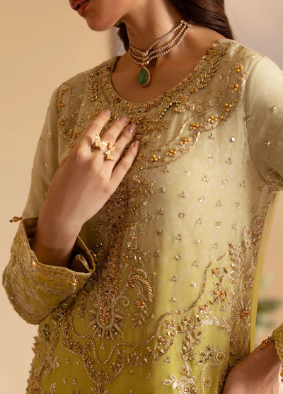 Romansiyyah By Emaan Adeel Embroidered Organza Suit Unstitched 3 Piece EA24R Sabian - Formal Collection