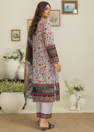 Salina By Regalia Printed Cotton Suit Unstitched 3 Piece RGT24SS3SPC3-4 - Mid Summer Collection