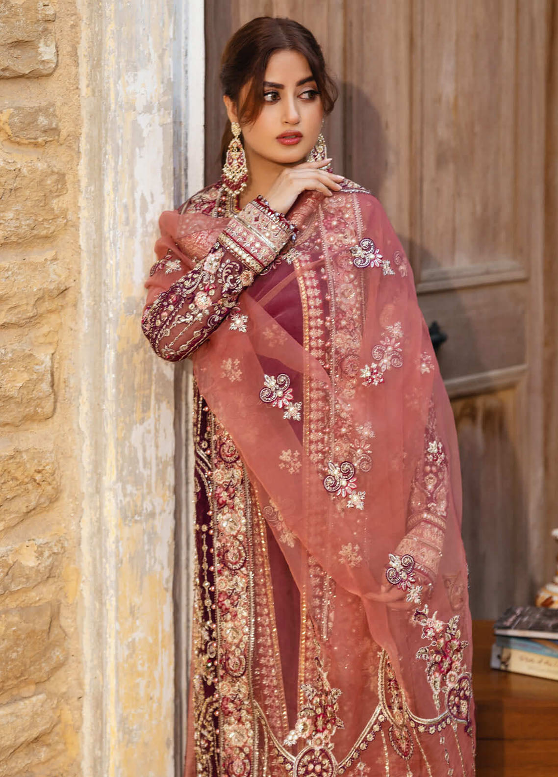 Sajal by Serene Premium Unstitched Bridal Collection 2024 SP24SJ SB-34 Nazakat