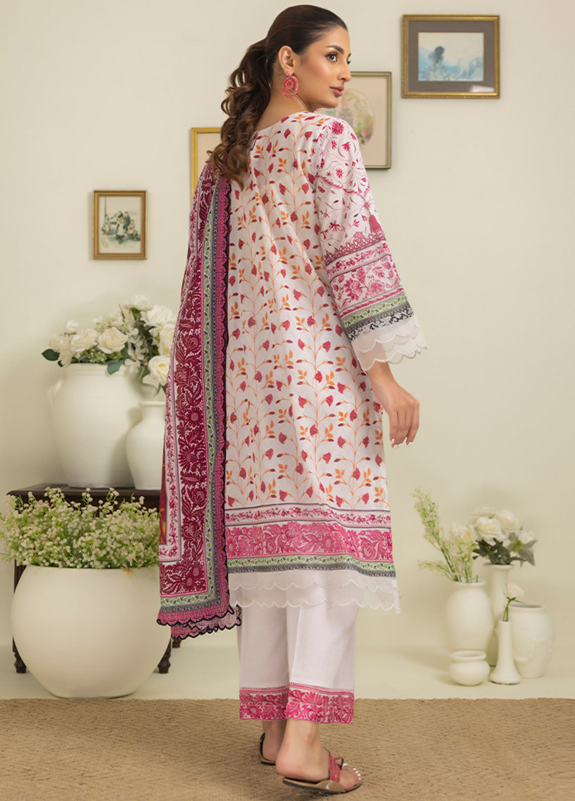 Salina By Regalia Printed Cotton Suit Unstitched 3 Piece RGT24SS3SPC3-7 - Mid Summer Collection