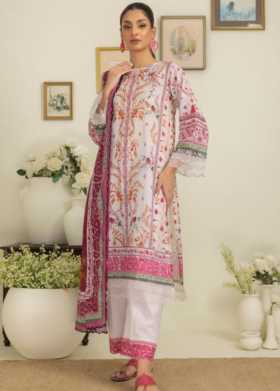 Salina By Regalia Printed Cotton Suit Unstitched 3 Piece RGT24SS3SPC3-7 - Mid Summer Collection