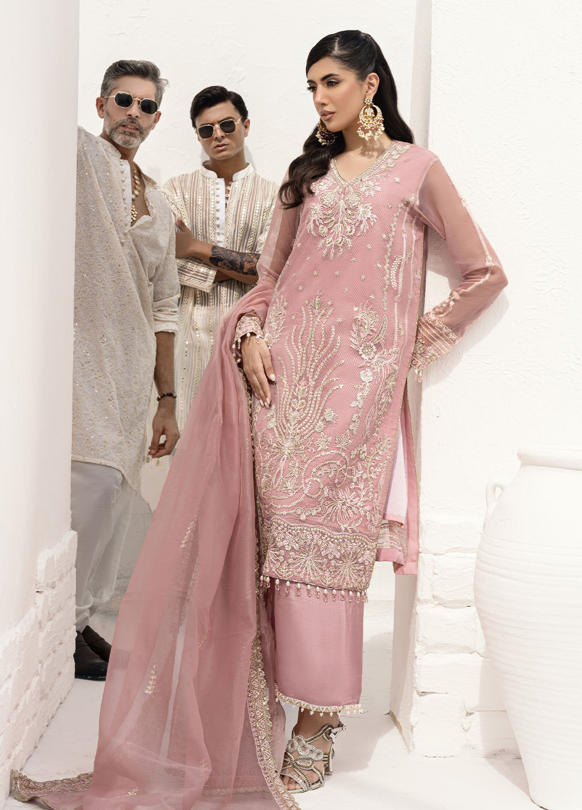 Savoir by Sahane Unstitched Luxury Formals Collection 2024 CT-140006 Nenufar