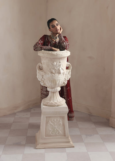 Serica by Gulaal Unstitched Raw Silk Embroidered Suits 3 Piece GL25URC D-SD16 Seryne - Winter Collection