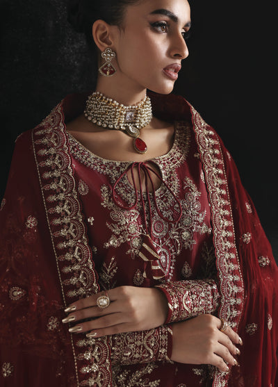 Serica by Gulaal Unstitched Raw Silk Embroidered Suits 3 Piece GL25URC D-SD16 Seryne - Winter Collection